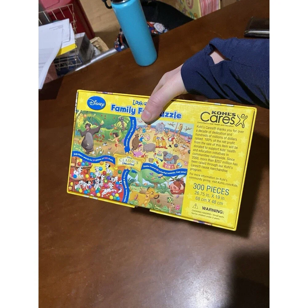 Disney Classics Look and Find Family Fun Puzzle Kohl’s Cares 300 Pieces